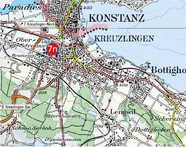 Zentral gelegen an Deutsch-Schweizer-Grenze
